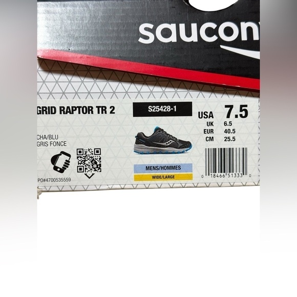 Saucony Grip Raptor TR2 Shoes Mens 7.5 W main image 6